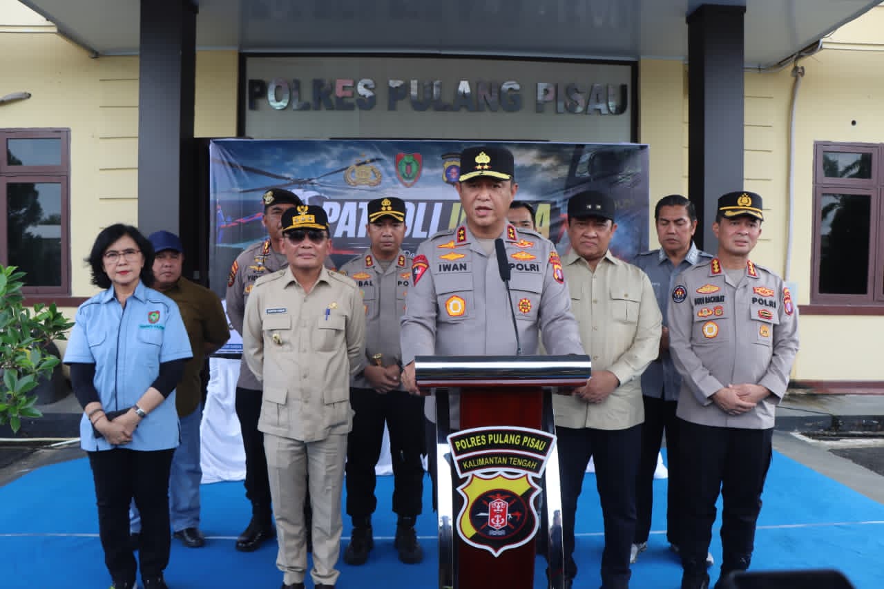 Patroli Udara Gubernur dan Kapolda Kalteng Temukan Dua Titik Api di Kapuas dan Palangka Raya, Satu Mulai Terbakar