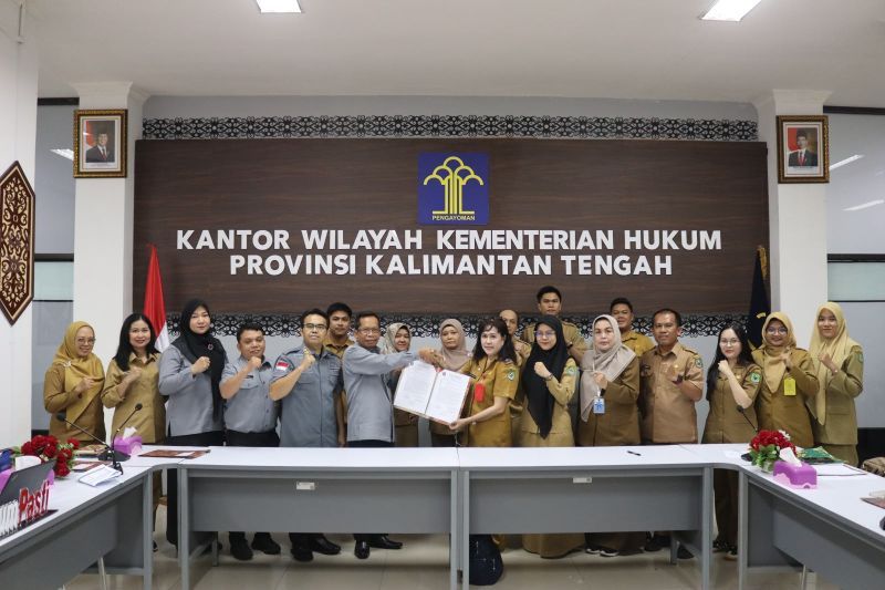 Kanwil Kemenkum Kalteng Harmonisasi Tiga Raperbup Kapuas, Fokus Sertifikat Elektronik hingga Data Spasial