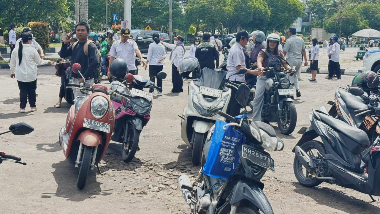 Operasi Gabungan Bapenda Palangka Raya Jaring 54 Kendaraan Penunggak Pajak, Total Tunggakan Capai Rp 45,4 Juta