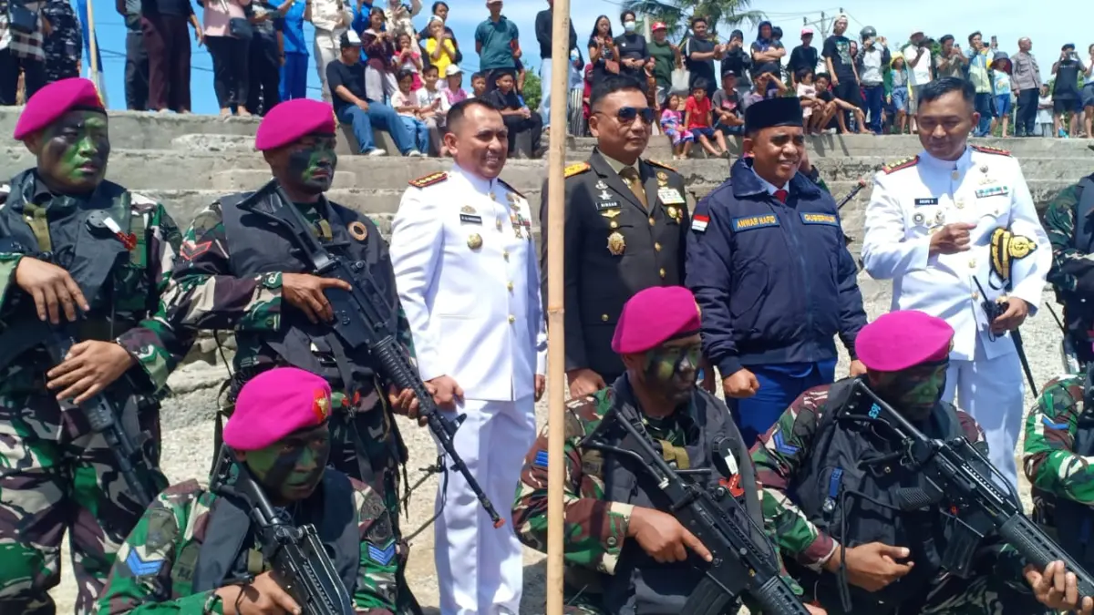 Gubernur Sulteng Akui Baru Pertama Kali Tabur Bunga dengan Kapal Perang di Teluk Palu, Sebut Momentum Trisula