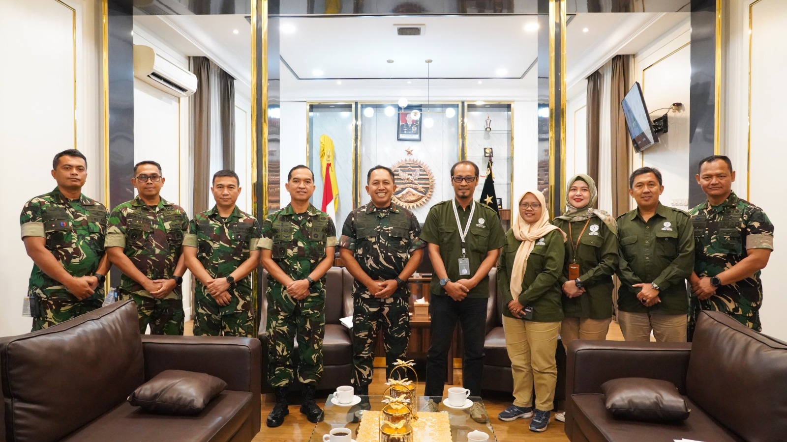 BKSDA Sumsel dan Korem 044/Gapo Sepakat Perkuat Konservasi Gajah Sumatera, Pelatihan Mitigasi Konflik Disiapkan