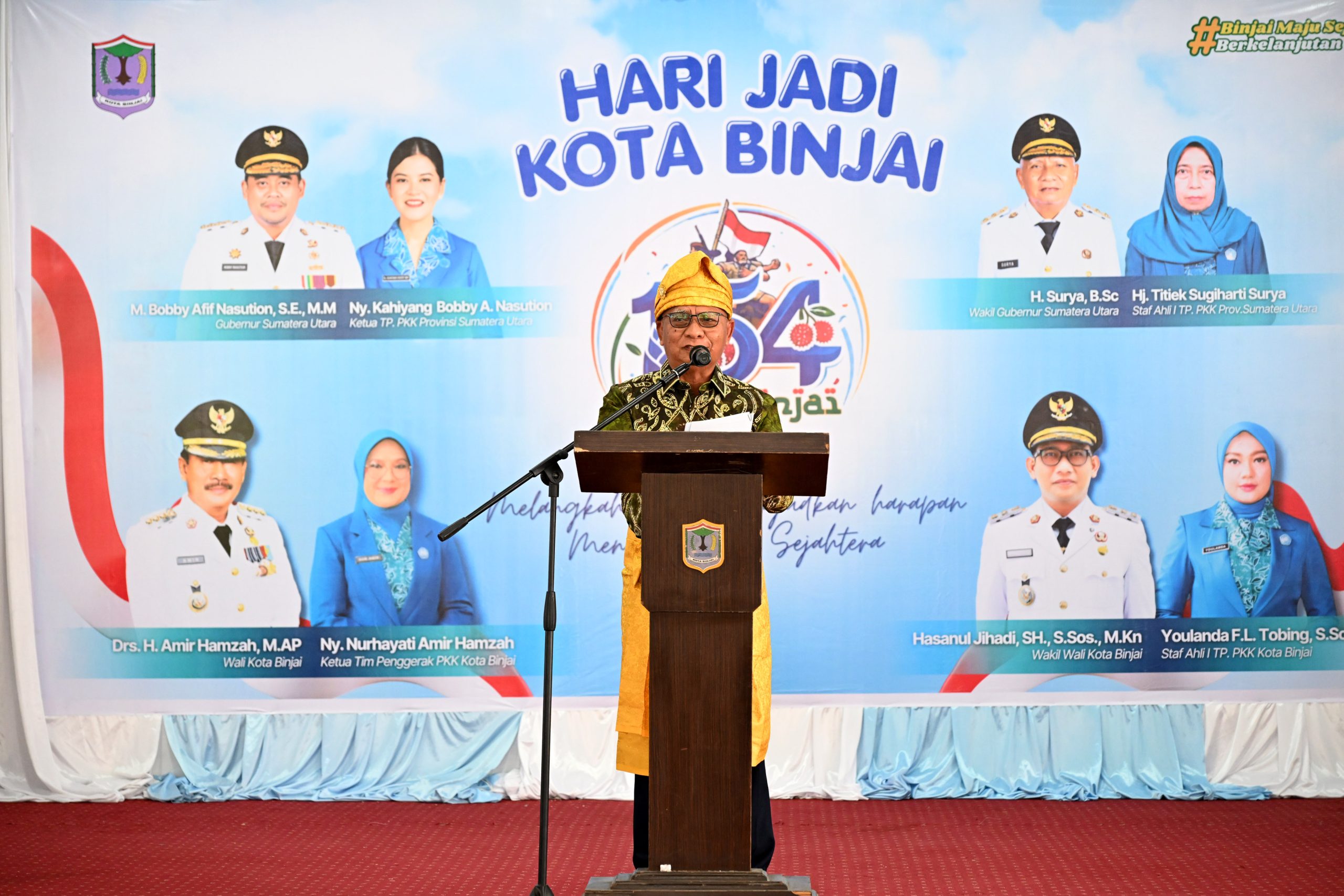 HUT ke-154 Binjai, Wagub Surya: Momentum Perkuat Optimisme dan Dorong Kota Naik Kelas