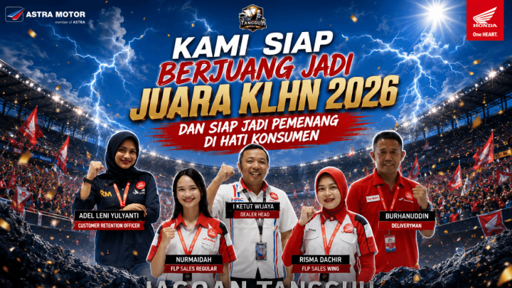 Astra Motor Sulsel Kirim 5 Wakil Terbaik ke Kontes Layanan Honda Nasional 2026, Siap Bersaing dari Tingkat Dealer