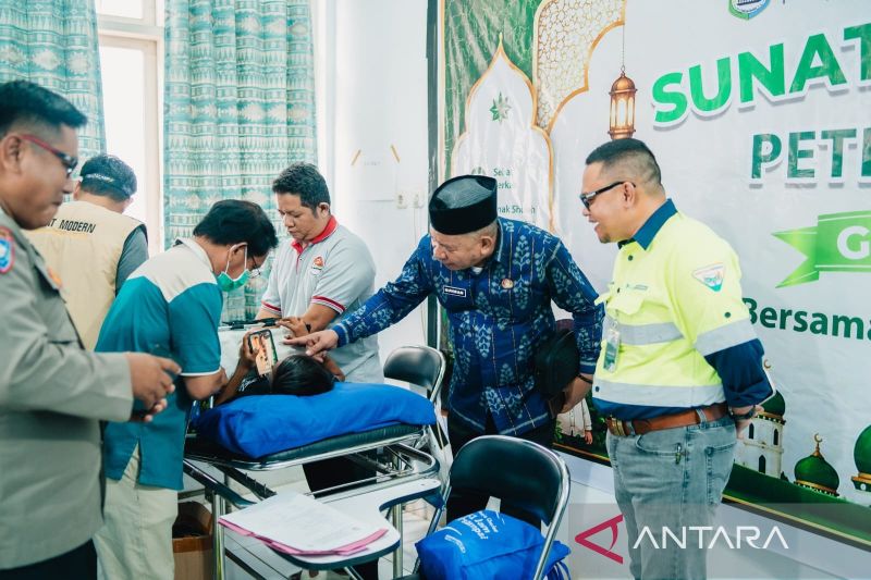 130 Anak dari 13 Desa di Morowali Ikut Sunatan Massal Gratis oleh PT Vale dan Petrosea