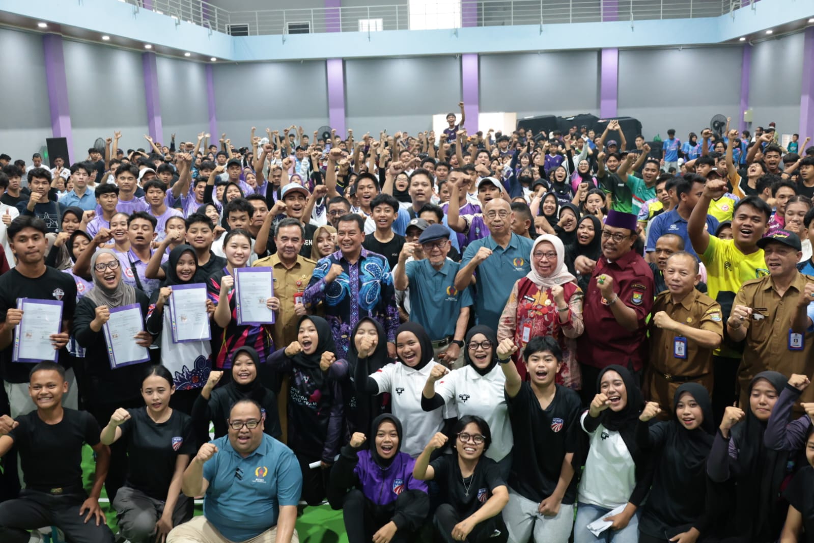 Bupati Tangerang Beri Motivasi ke Ratusan Atet Jelang Porprov Banten VII 2026, Target Juara Umum di Tangsel