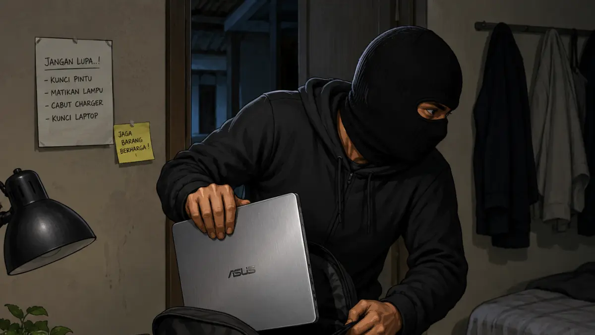 Polres Palu Tangkap Pelaku Pembobolan Kos di Lere, Laptop Curian Disita dari Pembeli