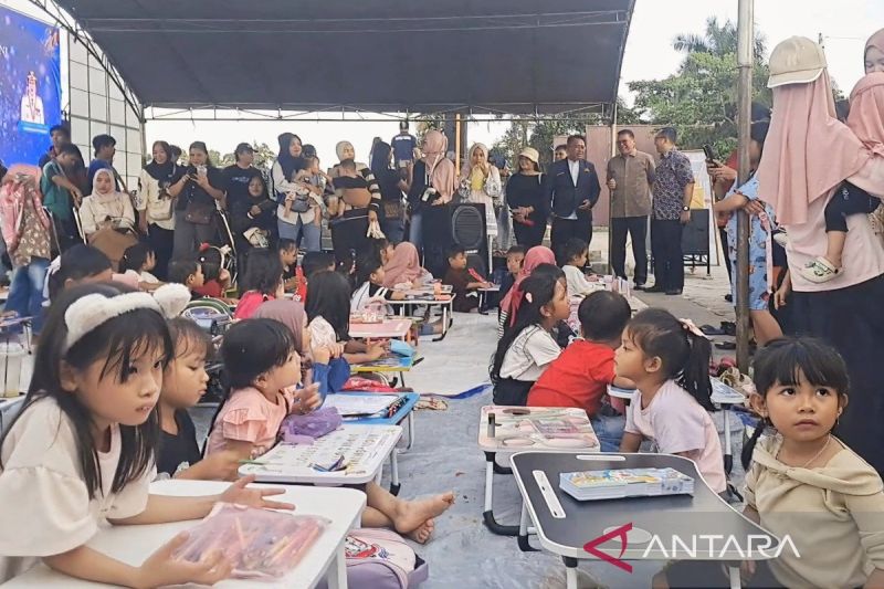 Ratusan Pelajar Gunung Mas Ramaikan Bazar UMKM dan Pentas Seni di Kuala Kurun, Bupati Apresiasi Kolaborasi Karang Taruna