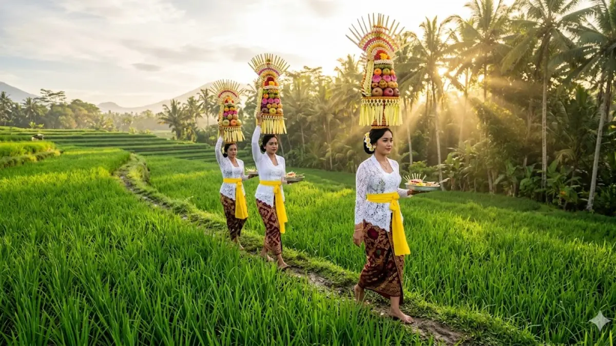 Festival Gebogan Pura Ulun Danu Beratan 2026 Berlangsung 50 Hari, Ini Jadwal Lengkap untuk Libur Sekolah