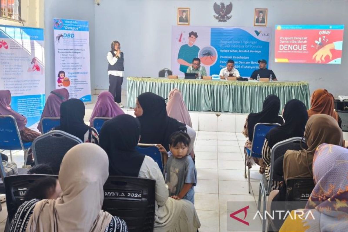 PT Vale Gandeng Puskesmas Baula Edukasi 3M dan Deteksi Dini TBC di Desa Baula Kolaka