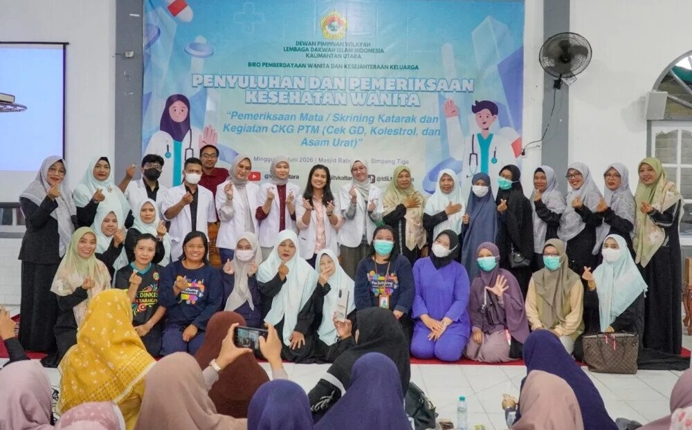 LDII Kaltara Gelar Penyuluhan dan Pemeriksaan Kesehatan Gratis untuk Perempuan di Tarakan
