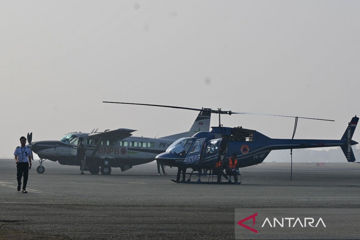 BPBD Kalsel Perkuat Satgas Udara dengan Dua Helikopter Tambahan untuk Padamkan Karhutla