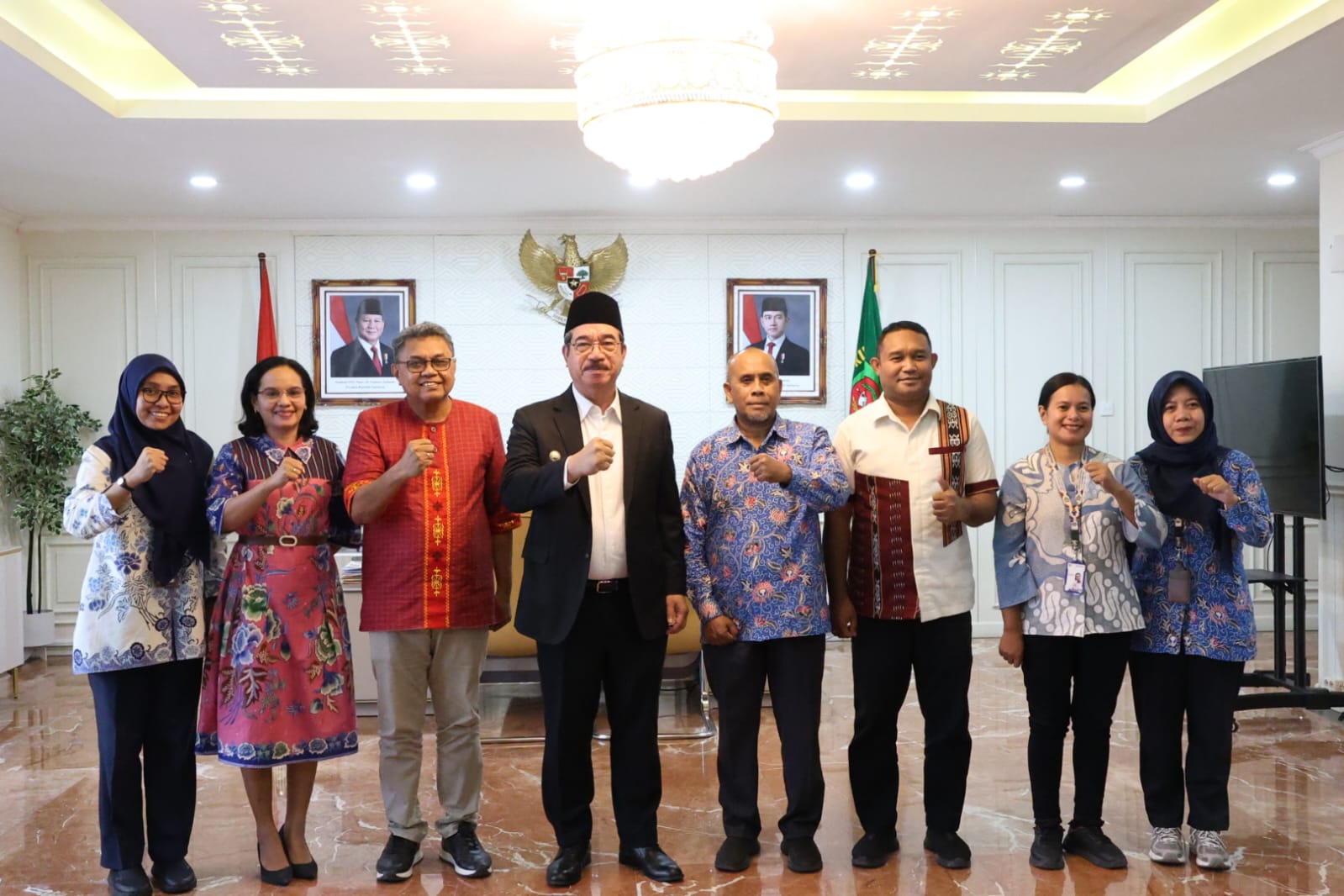 Gubernur Maluku Hendrik Lewerissa Terima Audiensi Ombudsman, Bahas Sertifikasi Aset Sekolah dan Pembenahan SMA Siwalima