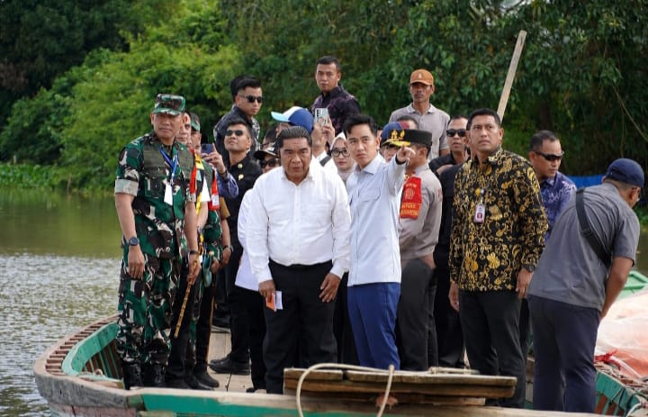 Wapres Gibran dan Wagub Jihan Tinjau Pembangunan Jembatan Way Bungur Lampung Timur, Anggaran Rp 96,8 Miliar