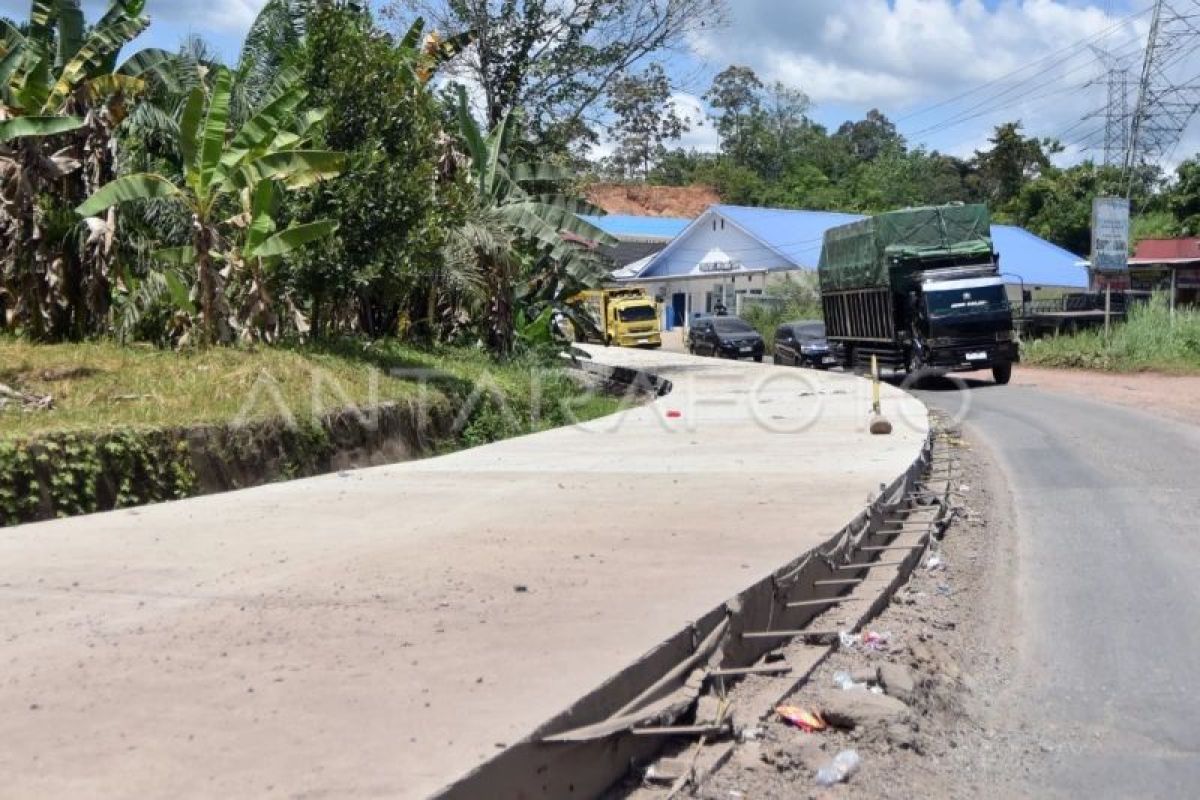 BPJN Sumbar Ganti Konstruksi Jalan Lintas Sumatera di Sijunjung Jadi Beton Kaku, Target Percepat Distribusi Barang