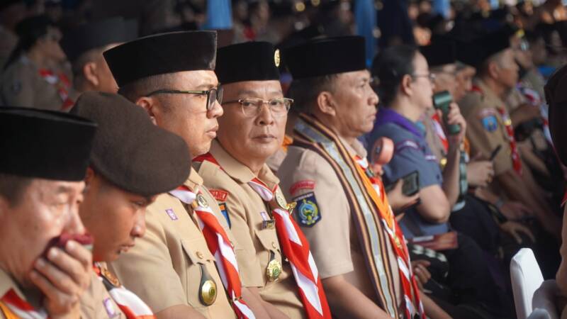 PT SCM Dukung Kontingen Pramuka Konawe ke Jambore Nasional XII di Cibubur, Wabup Syamsul Ibrahim: Bekal Cetak Generasi Berkarakter