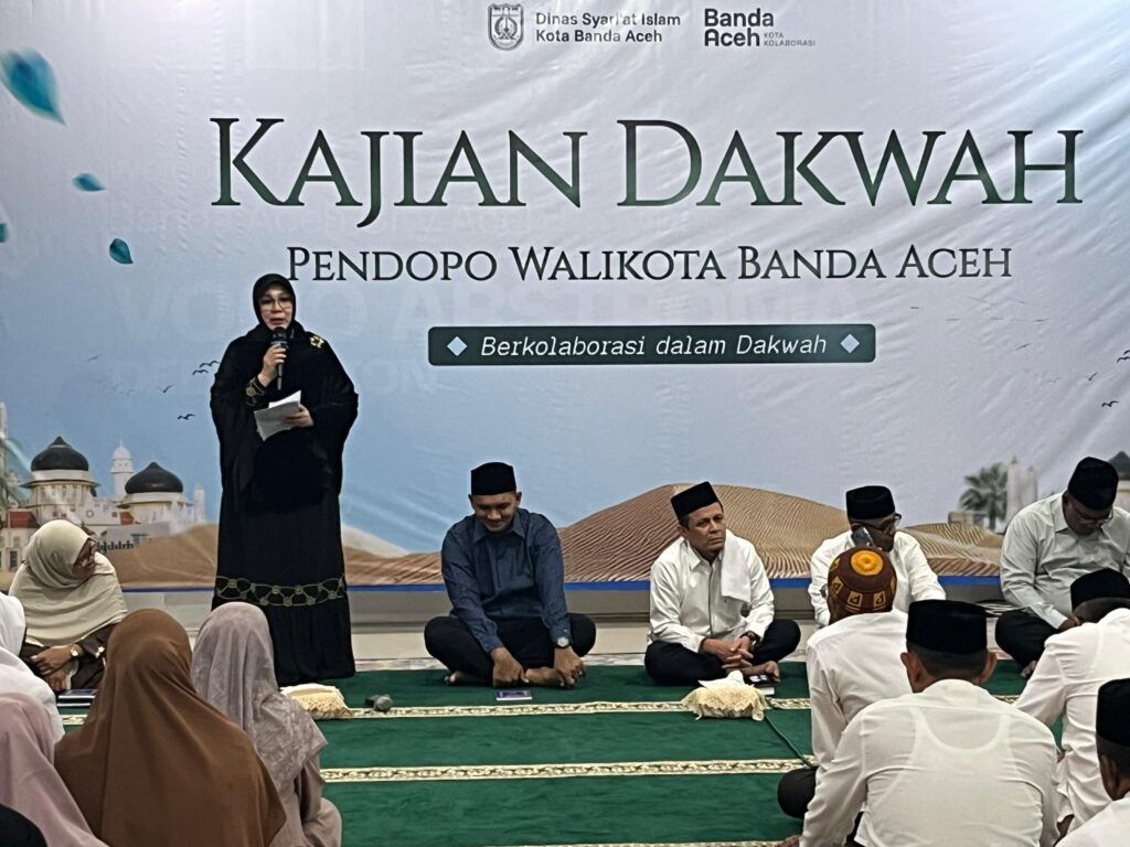 Wali Kota Banda Aceh Illiza Sa’aduddin Djamal Resmi Buka Kajian Dakwah Pendopo, Wajibkan Salat Isya Berjamaah Setiap Malam Jumat