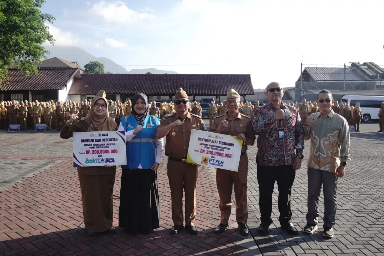 Pemkab Garut Terima Dua Unit USG Portabel dari PLN dan BCA, Bupati Targetkan Deteksi Dini Preeklampsia Turunkan AKI