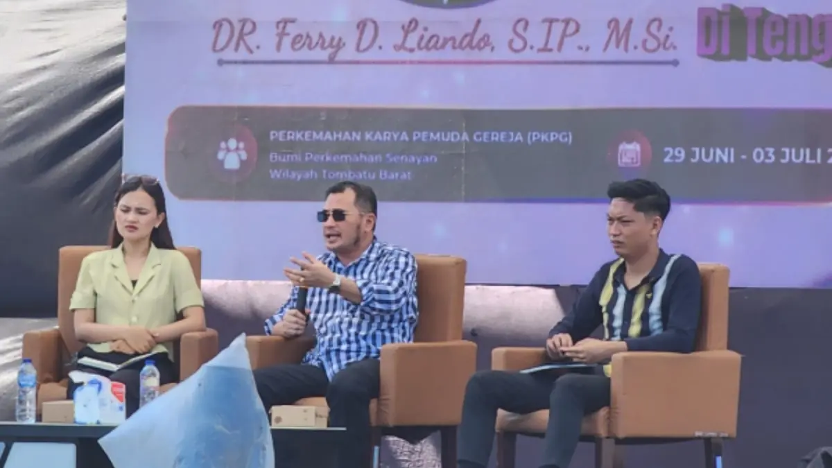 Dekan Fisip Unsrat Manado Dr Ferry Liando Motivasi Pemuda GMIM di PKPG 2026: Bekerja Jadi Bentuk Kesaksian dan Tanggung Jawab