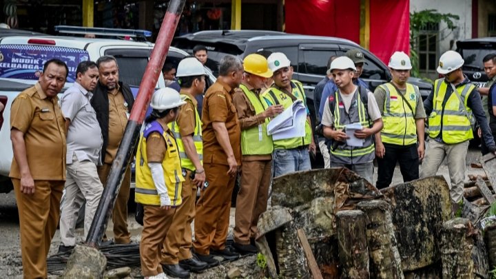 Wagub Surya Tinjau Pembangunan Turap di Nias, Pastikan Proyek Infrastruktur Sumut Rampung Tepat Waktu