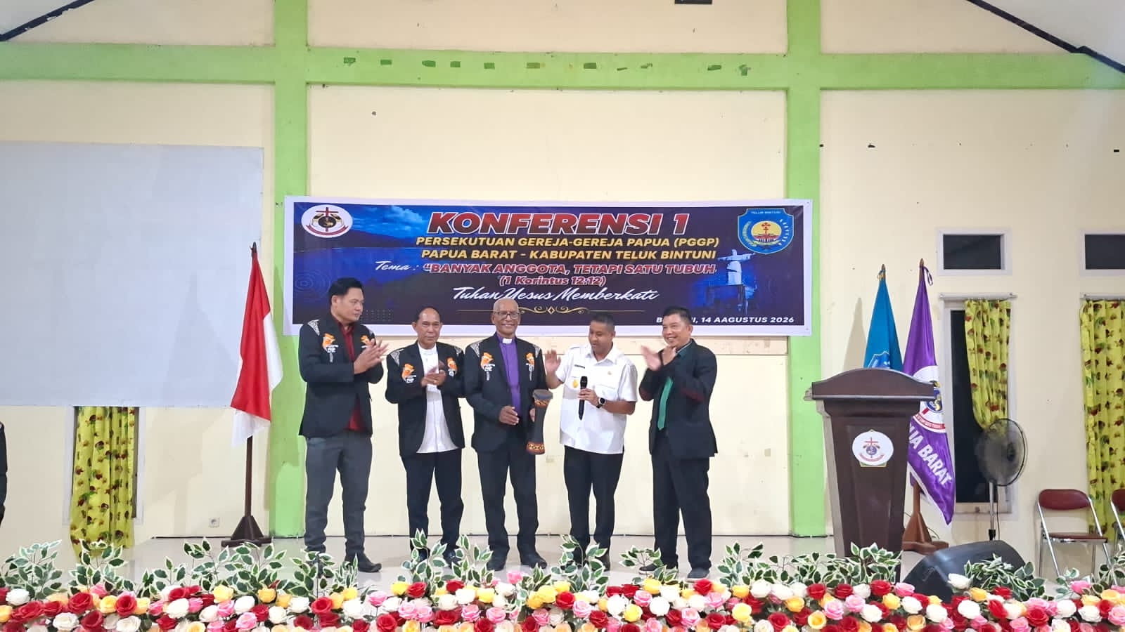 Bupati Teluk Bintuni Yohanis Manibuy Dorong PGGP Jadi Kekuatan Moral dan Mitra Strategis Pembangunan Daerah
