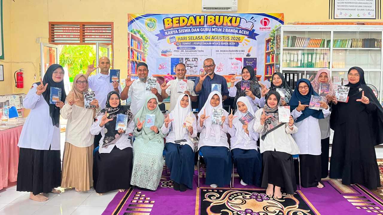 MTsN 2 Banda Aceh Kembali Terbitkan Tujuh Buku Karya Siswa dan Guru, Bukti Ekosistem Literasi Madrasah Menguat