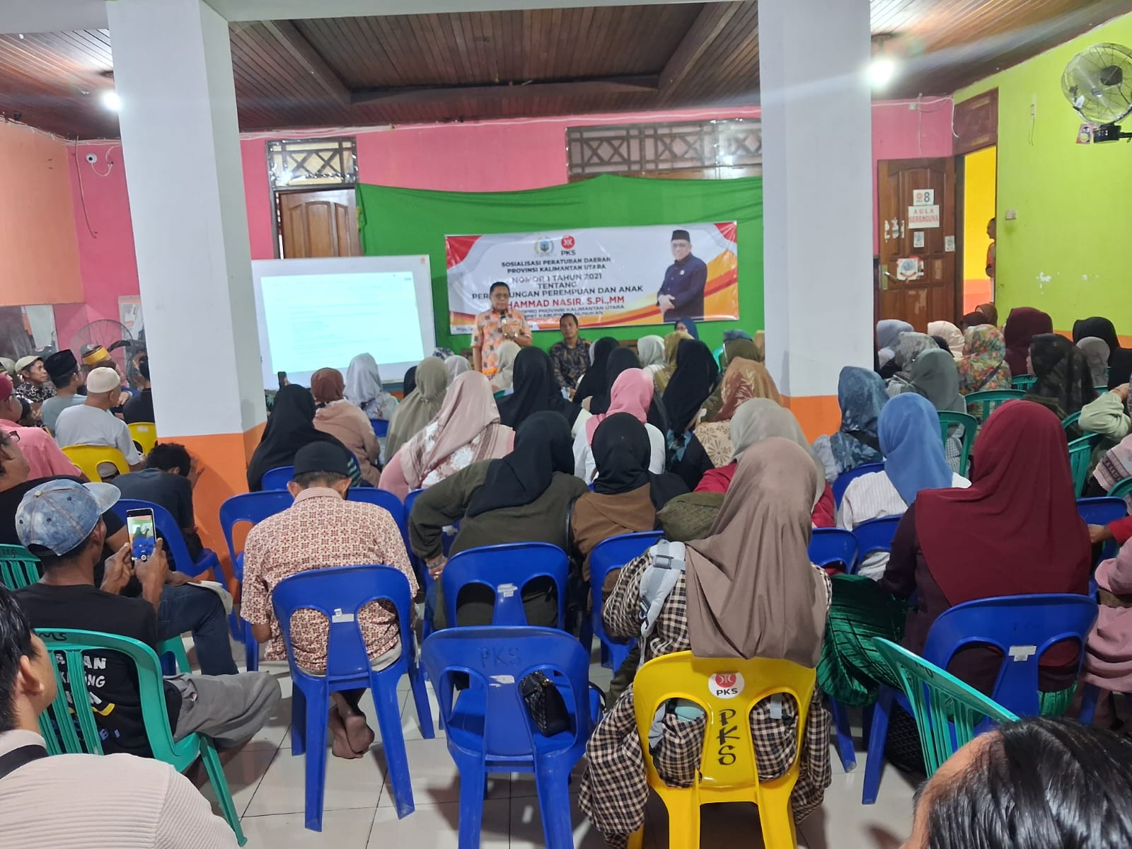 Anggota DPRD Kaltara Muhammad Nasir Sosialisasikan Perda Anti-Kekerasan Perempuan dan Anak di Nunukan Timur, 300 Warga Ikut Serta