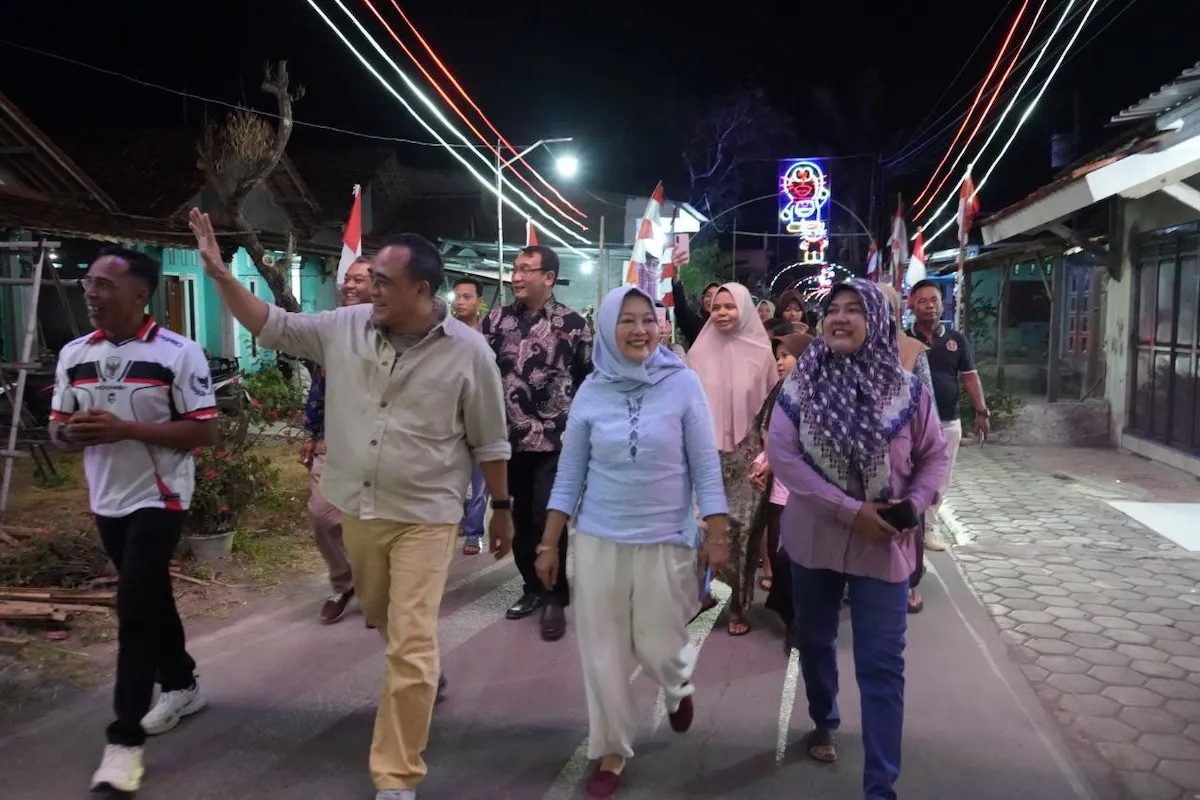 Festival Lampu Merah Putih di Pemalang Masuki Tahun Keempat, Plt Bupati Nurkholes Apresiasi Swadaya Warga Desa Kandang
