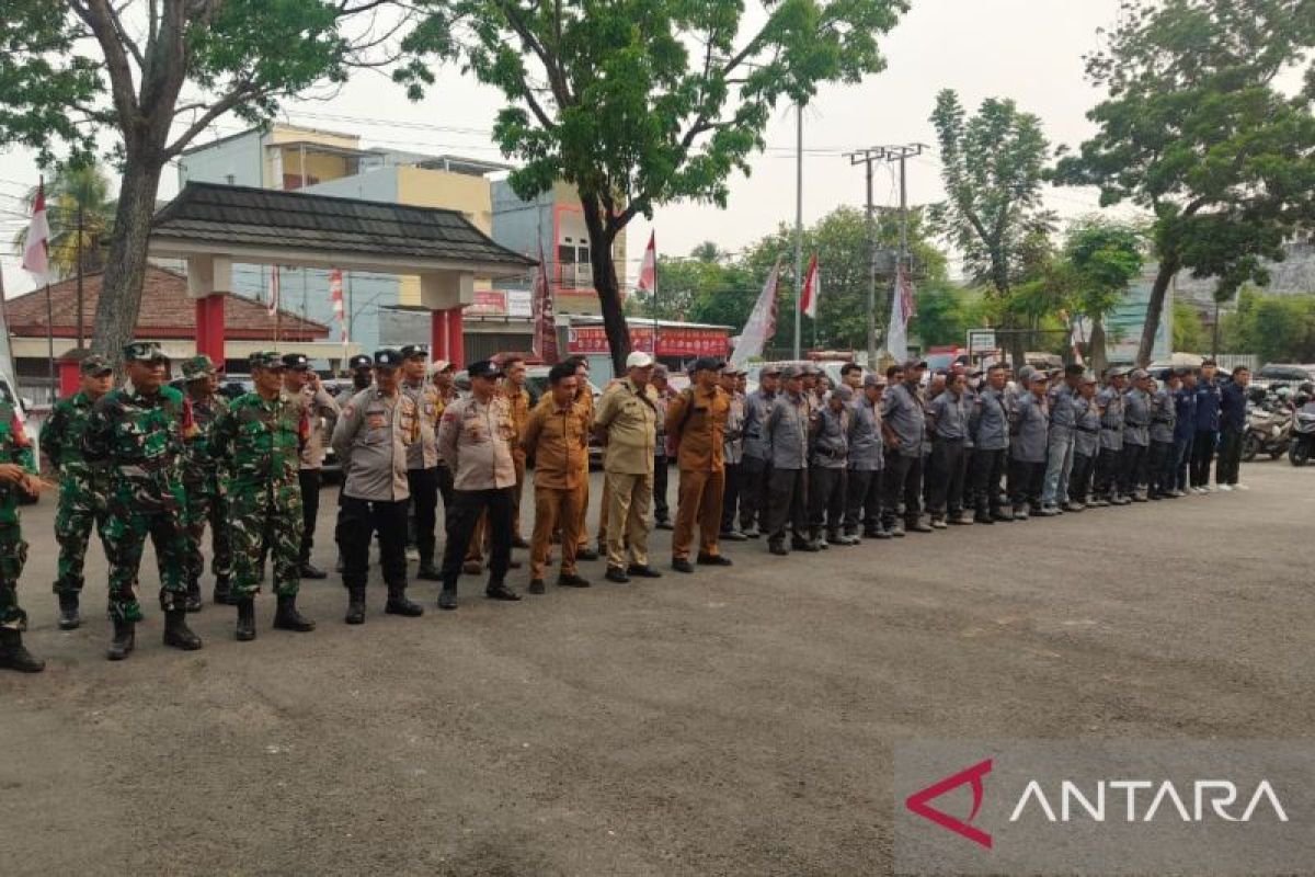 Polisi Palembang Bentuk Tim Gabungan Cegah Karhutla di Kecamatan Ilir Barat I, Libatkan BPBD hingga Karang Taruna
