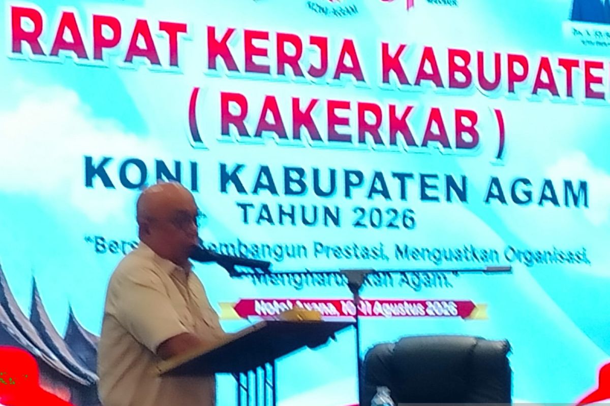 KONI Agam Minta 45 Cabang Olahraga Perkuat Pembinaan Atlet demi Porprov 2026, Dana Intensif Disiapkan