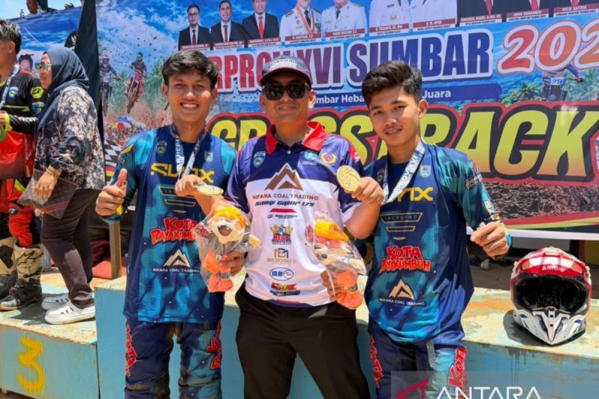 Payakumbuh Sapu Bersih 6 Emas Grasstrack Porprov Sumbar XVI 2026 di Sirkuit Aek Nabirong