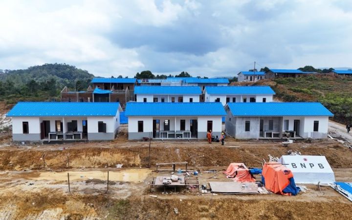 39.217 Huntap Dikebut di Aceh, Sumut, dan Sumbar, 1.138 Unit Masuk Tahap Pembangunan Pascabencana