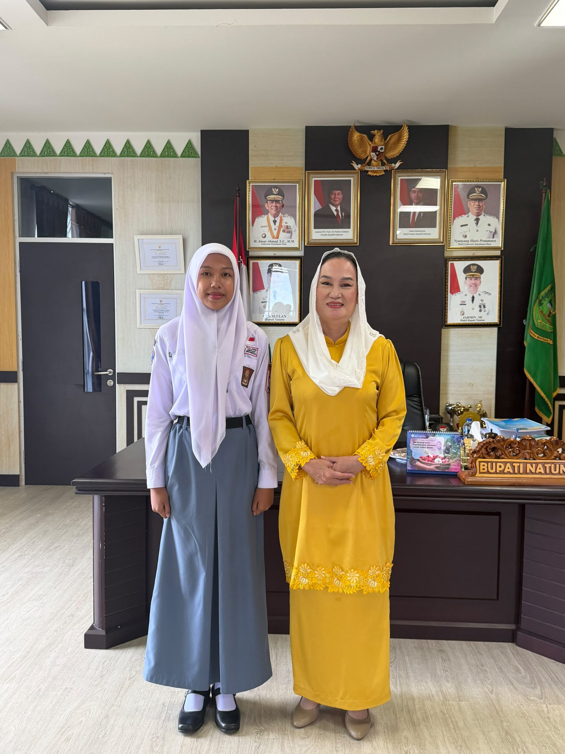 Siswi Natuna Balqis Lolos Seleksi Paskibraka Nasional, Bupati Cen Sui Lan Beri Pesan Khusus Sebelum Berangkat