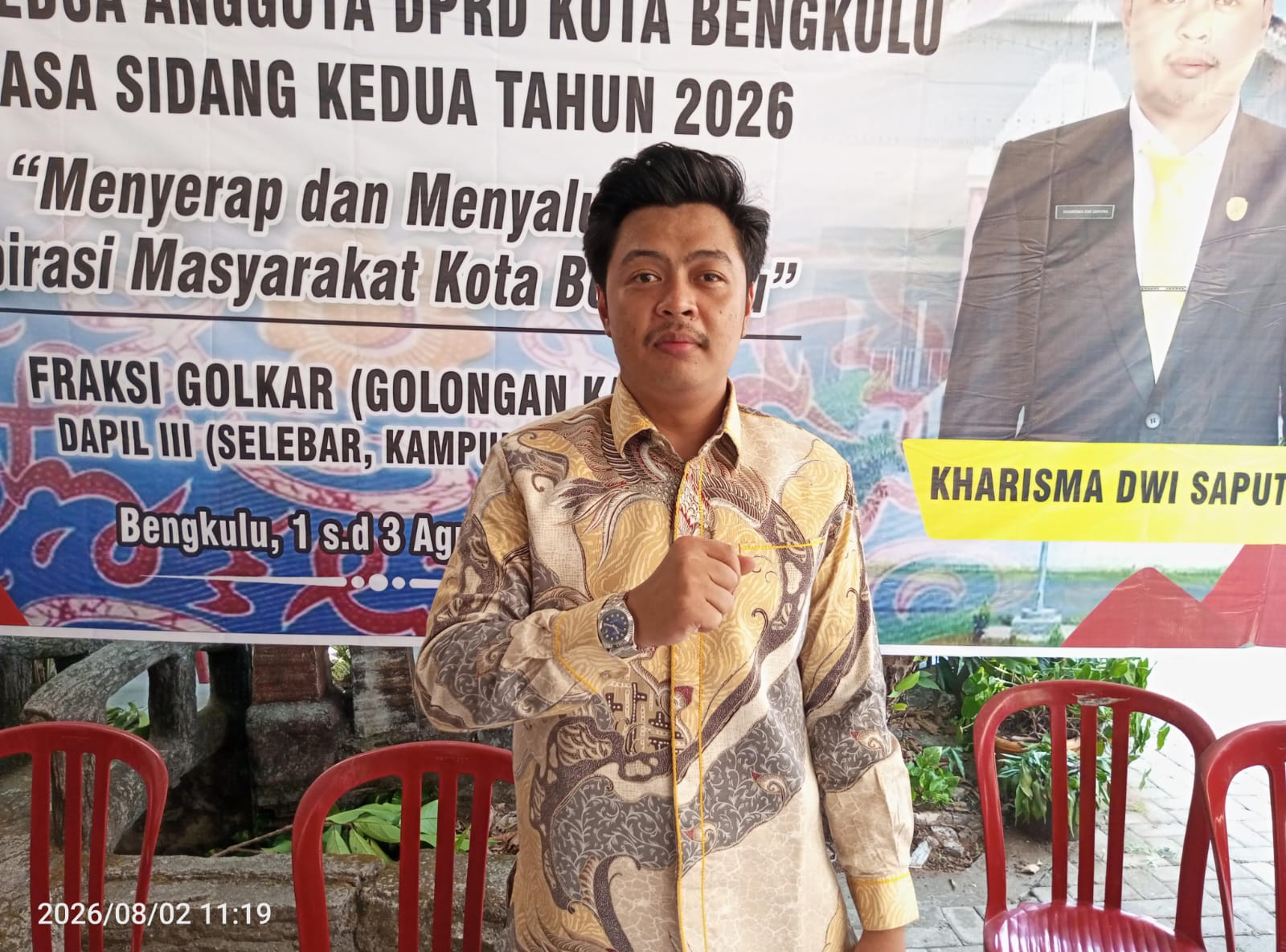 Reses DPRD Kota Bengkulu di Dapil III: Kharisma Dwi Saputra Terima Keluhan PPDB, Pencemaran Sumur, dan Jalan Rusak