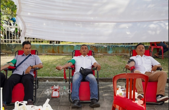 41 Kantong Darah Terkumpul dari Karyawan PT TIMAH di Bangka Selatan, Bantu Stok PMI Toboali