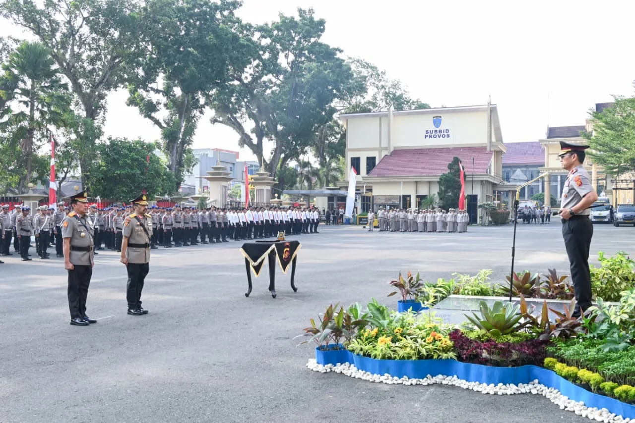 Kapolda Jambi Pimpin Sertijab Wakapolda, Brigjen Pol. K. Yani Sudarto Resmi Gantikan Brigjen Pol. Benny Ali