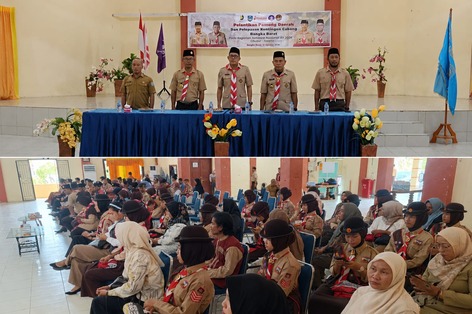 32 Anggota Pramuka Bangka Barat Dilepas ke Jambore Nasional 2026 di Cibubur, Pj Sekda Ingatkan Jaga Nama Baik Daerah