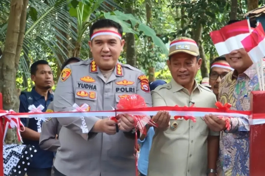 Polresta Serang Kota Resmikan 8 Jembatan Merah Putih Presisi Nusantara, Sebaran di Kota dan Kabupaten Serang