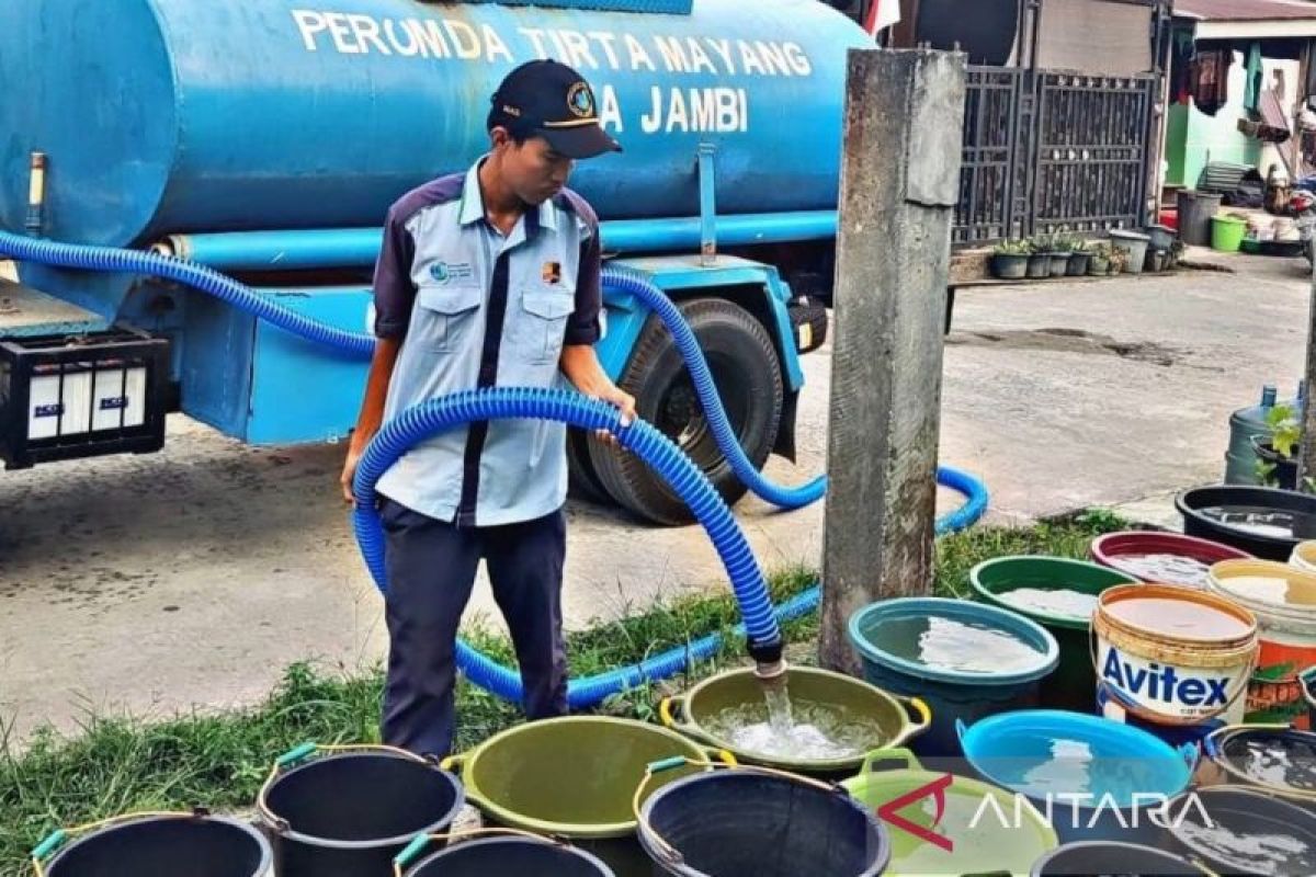 Perumda Tirta Mayang Jambi Siapkan Layanan Air Bersih Gratis Pakai Mobil Tangki Saat Kemarau