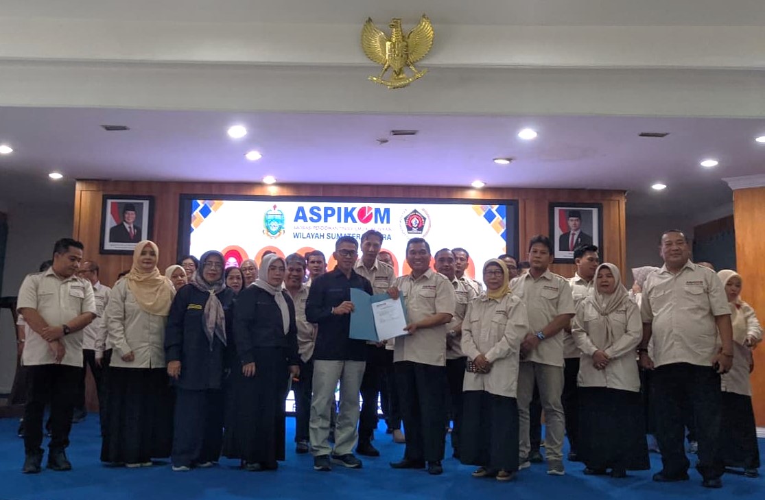 ASPIKOM Korwil Sumut Resmi Dilantik, 17 Program Studi Ilmu Komunikasi Targetkan Akreditasi Unggul