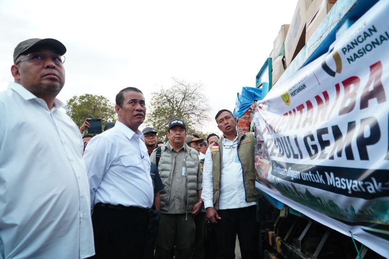Stok Beras 39 Ribu Ton di NTT Aman untuk 34.600 Pengungsi Gempa Flores, Mentan: Gudang Buka 24 Jam
