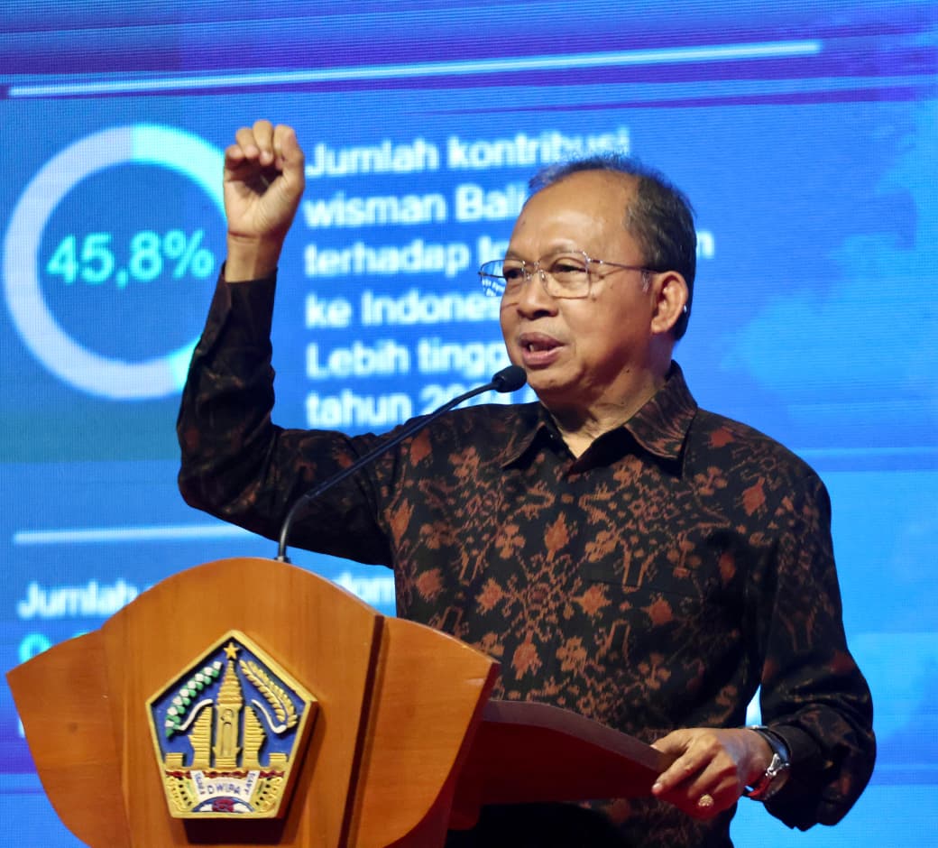 Gubernur Bali Wayan Koster Paparkan Haluan 100 Tahun hingga Kebijakan 4 Anak di Depan 300 Delegasi GHBC 2026