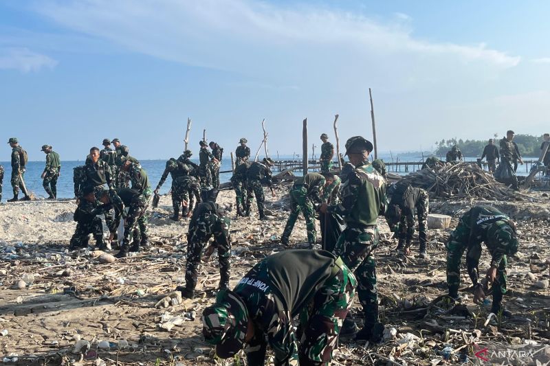 HUT Ke-1 Kodam XXIII/Palaka Wira: 600 Personel Gelar Karya Bakti di 16 Titik Kota Palu