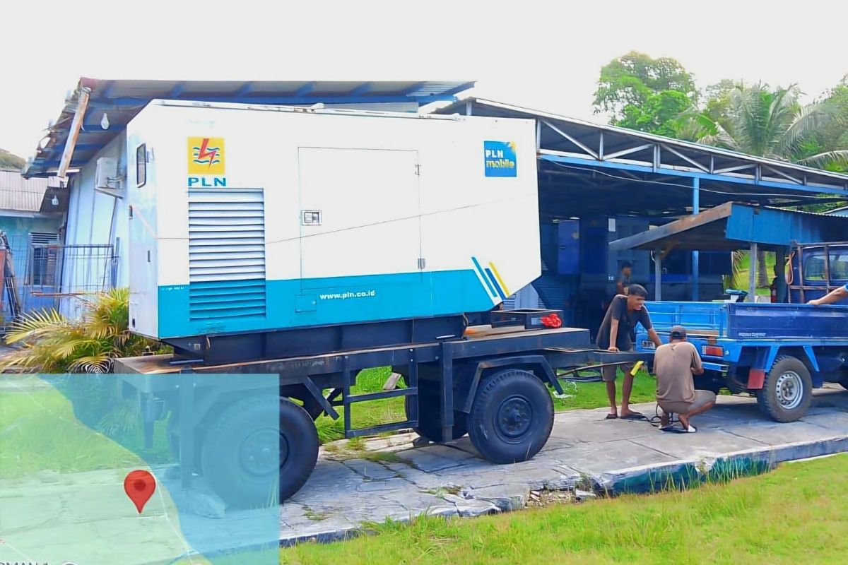 PLN Natuna Tambah 2 Unit Mobile Power Plant di Pulau Sedanau, Defisit Listrik 10 kW Mulai Teratasi