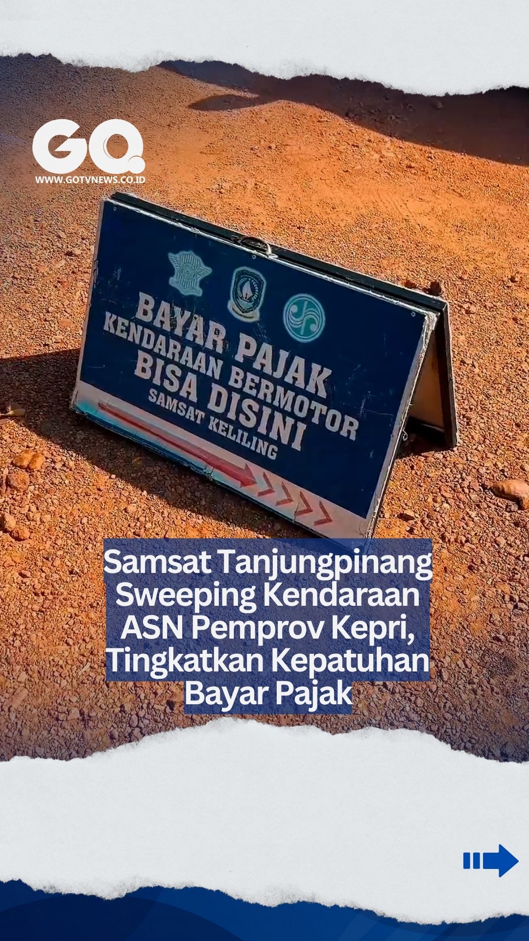 Samsat Tanjungpinang Sweeping Pajak Kendaraan ASN di Dompak, Samsat Keliling Disiagakan untuk Bayar di Tempat