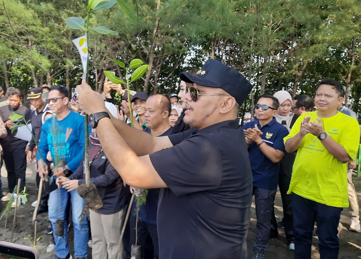 Wali Kota Tegal Pimpin Penanaman 2.000 Pohon di Pantai Pulo Kodok, Dukung Gerakan Indonesia Asri