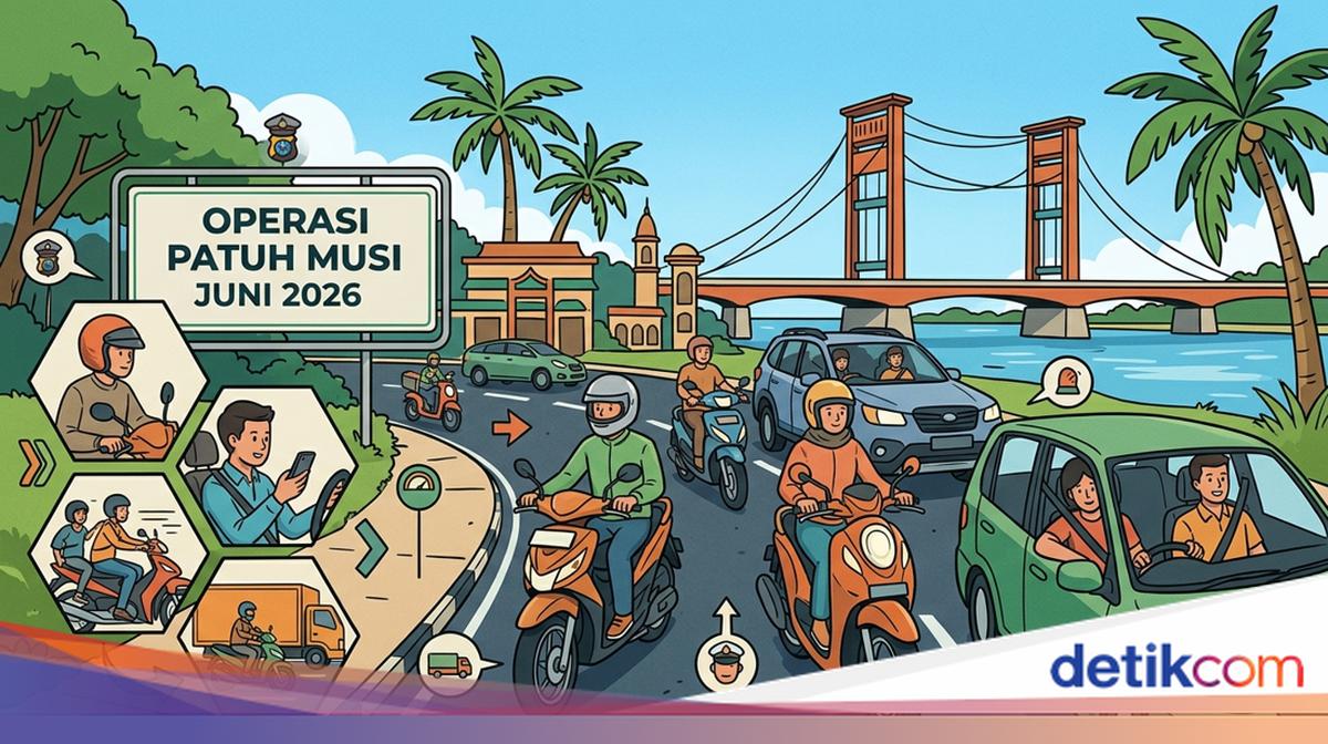 Operasi Patuh Musi 2026 Mulai 8 Juni, Polisi Sumsel Targetkan 9 Pelanggaran Lalu Lintas Ini