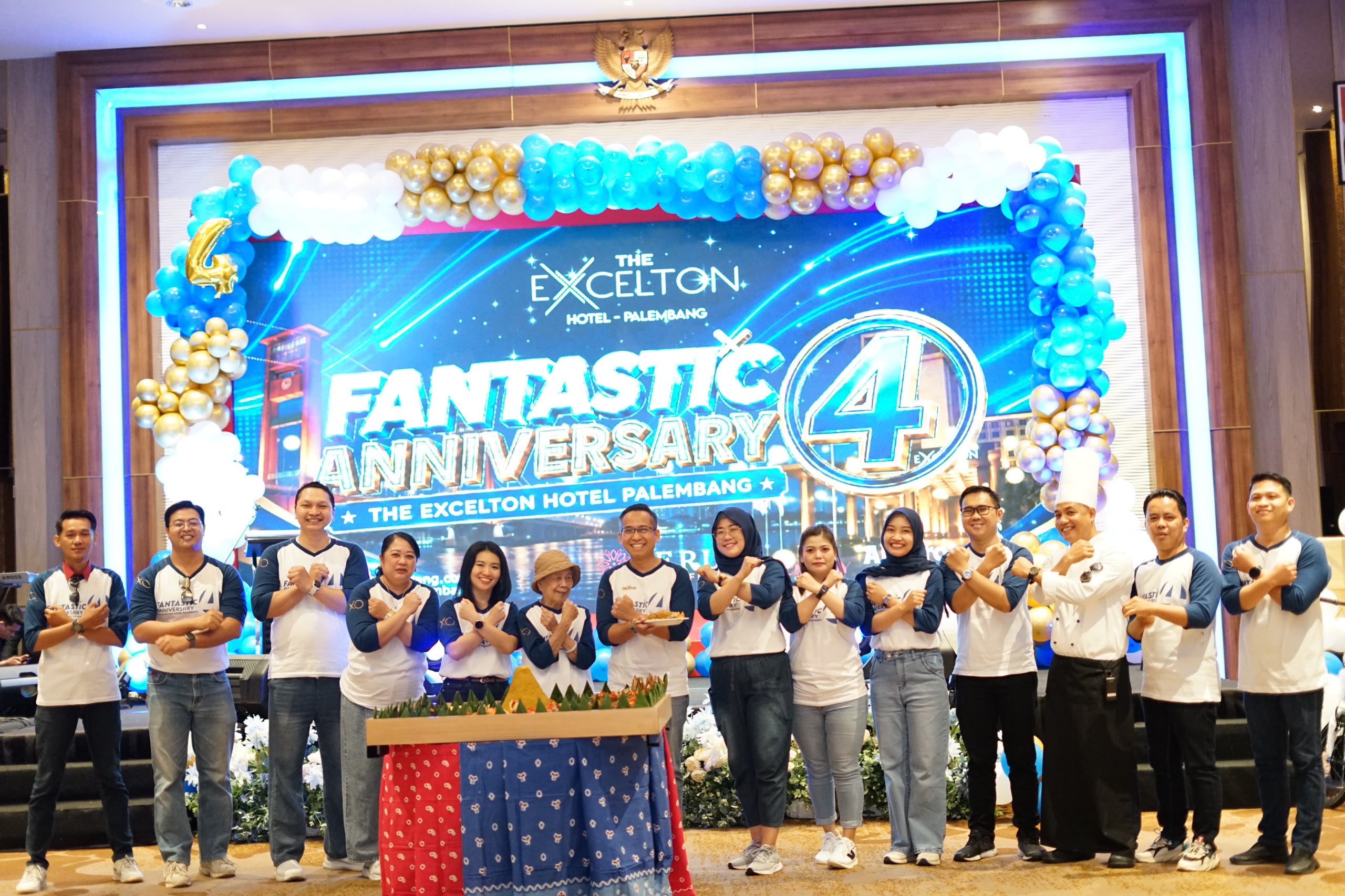 Anniversary ke-4 The Excelton Hotel Palembang: Doa Bersama 400 Anak Panti dan Perkenalan General Manager Baru