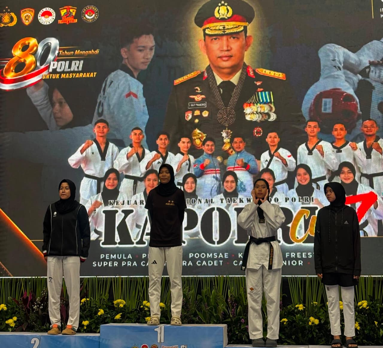 Briptu Abi Nidya Ira Wati, Polwan Polresta Surakarta, Sabet Juara 1 Taekwondo Kapolri Cup VII 2026