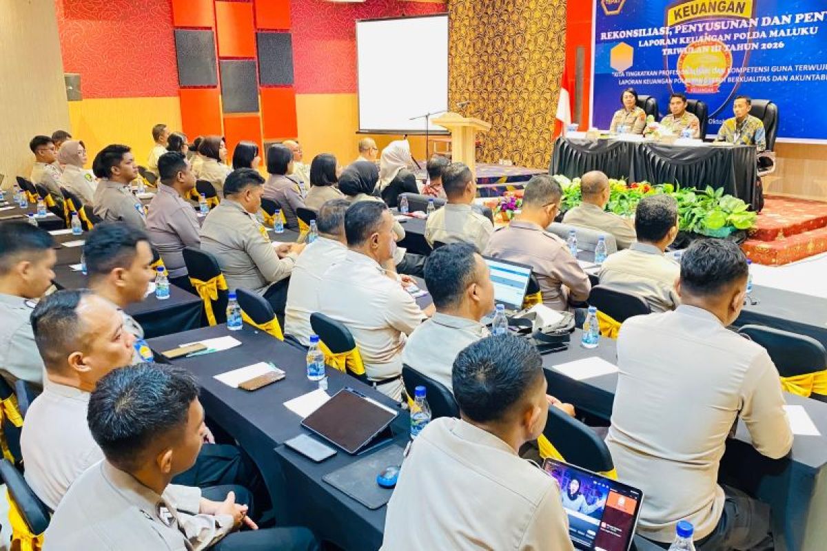 Polda Maluku Rekonsiliasi Laporan Keuangan Triwulan III 2026, Seluruh Kaur Keuangan dan Operator Polres Jajaran Dilibatkan