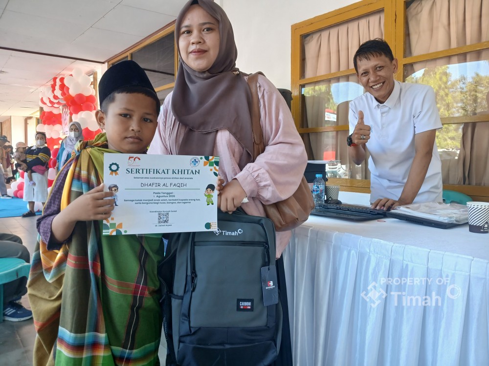 HUT ke-50 PT Timah di Mentok: 70 Anak Ikut Khitanan Massal Gratis, Warga Sebut Sangat Ringankan Beban Ekonomi